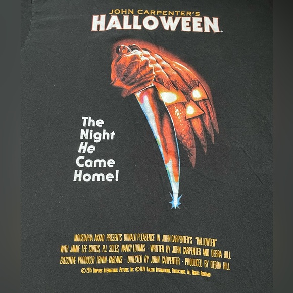 John Carpenters Halloween promo movie poster tee - Picture 8 of 14